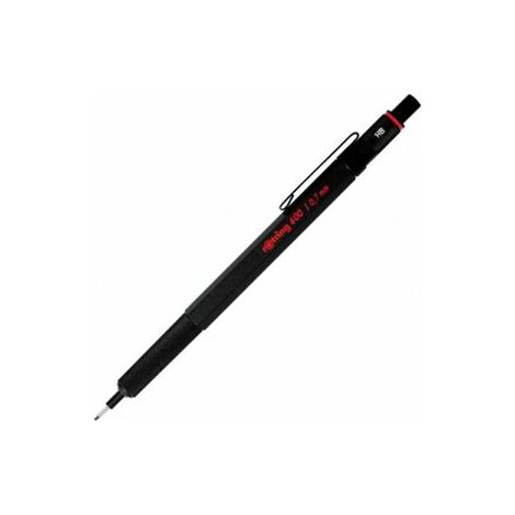 Ołówek automatyczny rOtring 600 metalowy 0.7mm, czarny